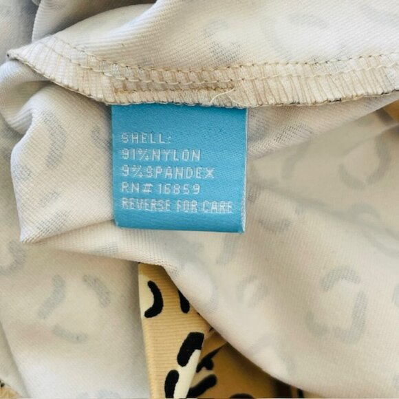 J. McLaughlin Catalina Cloth Stretch Jersy Animal Print A-Line Shirt Dress Small - Picture 7 of 7
